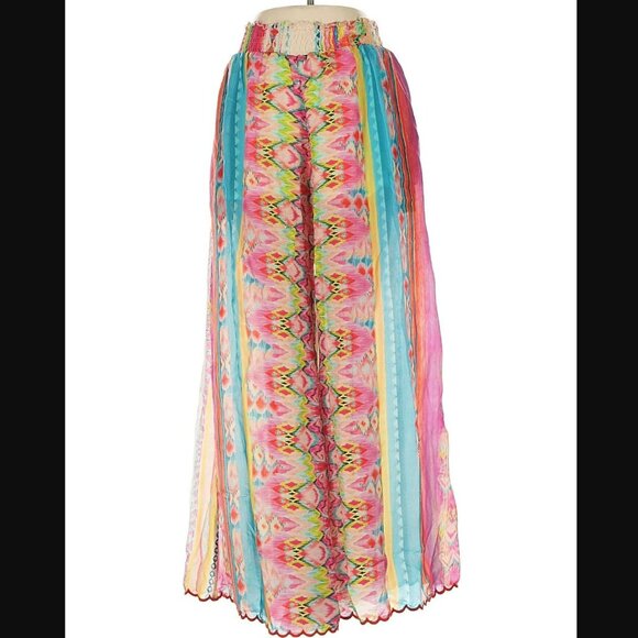 Johnny Was Mariah Ikat-Print Pants - Picture 3 of 8